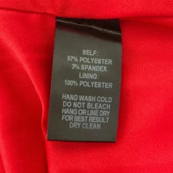 Lulus Red V-Neck Spaghetti Strap Skater Dress | Fit & Flare Party Dress L - Picture 11 of 13